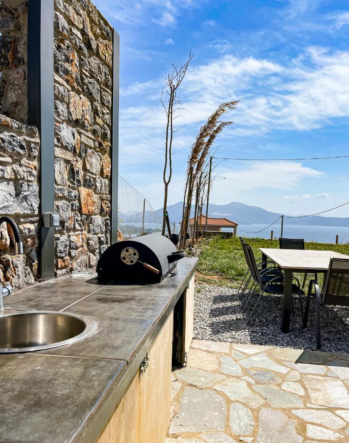 Modern Stone Villas With Swimming Pool アリヴェリ エクステリア 写真