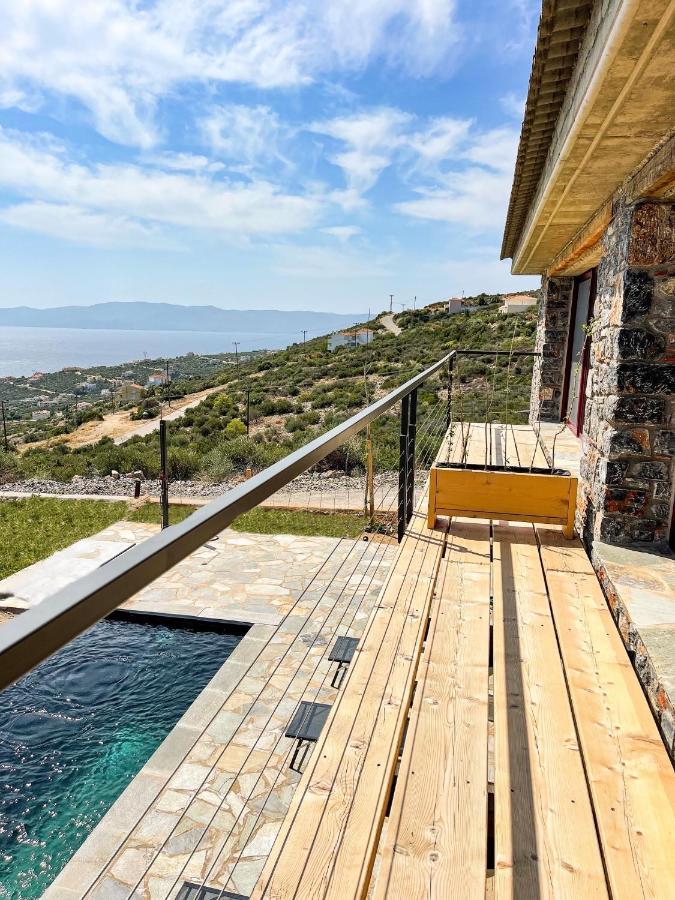 Modern Stone Villas With Swimming Pool アリヴェリ エクステリア 写真