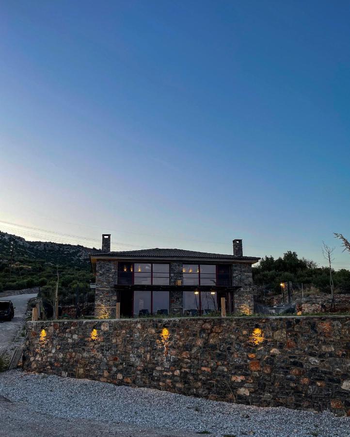 Modern Stone Villas With Swimming Pool アリヴェリ エクステリア 写真